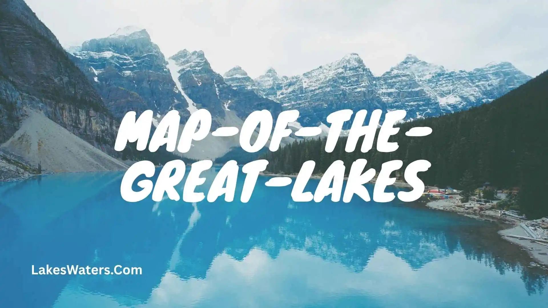 Map of the Great Lakes