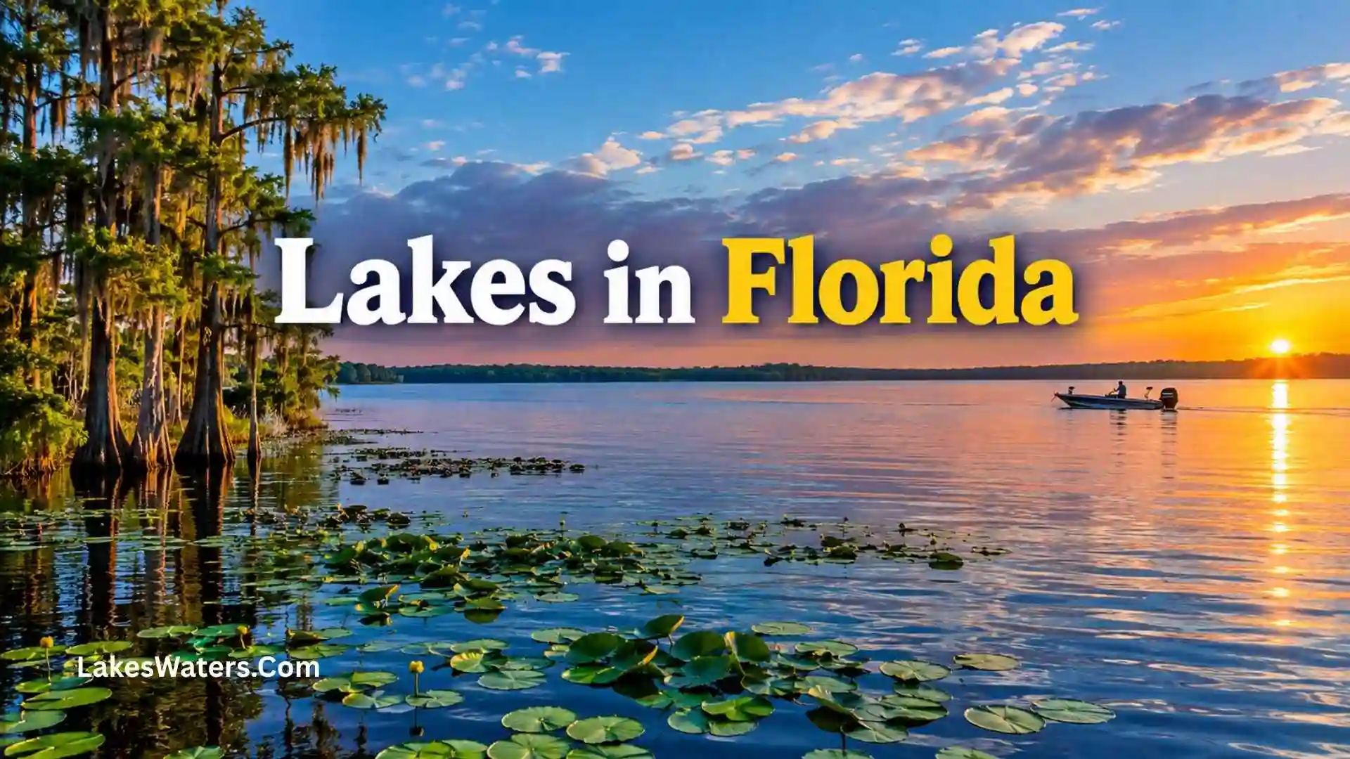 Lakes in Florida with calm water and natural shoreline
