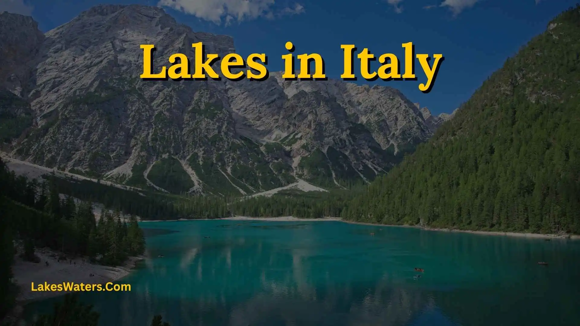 Lakes in Italy